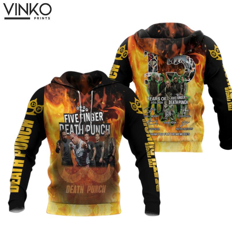 15 Years Of Five Finger Death Punch Hoodie