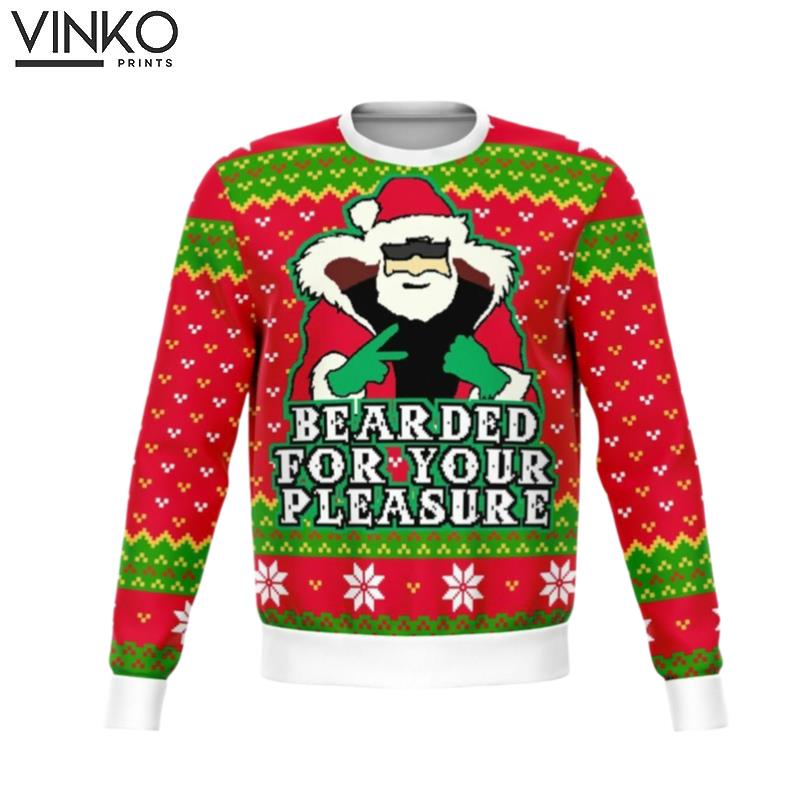 2022 Beard For Your Pleasure Ugly Christmas Sweater