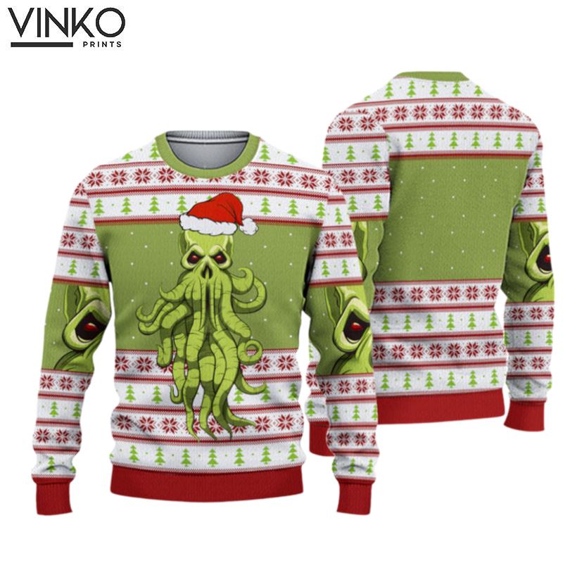 2022 Kratom Dank Ugly Christmas Sweater