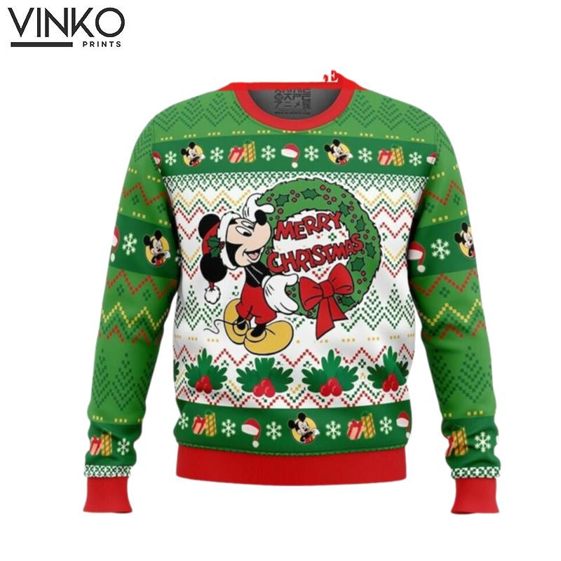 3D For Christmas Mickey Merry Ugly Christmas Sweater