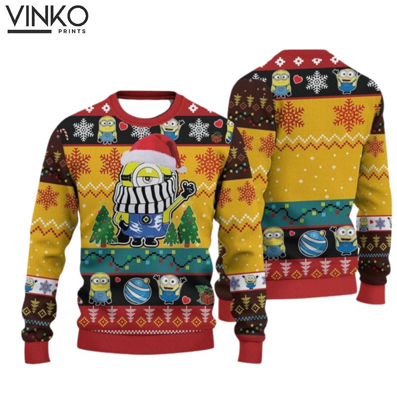 3D For Christmas Minion Winter Ugly Christmas Sweater