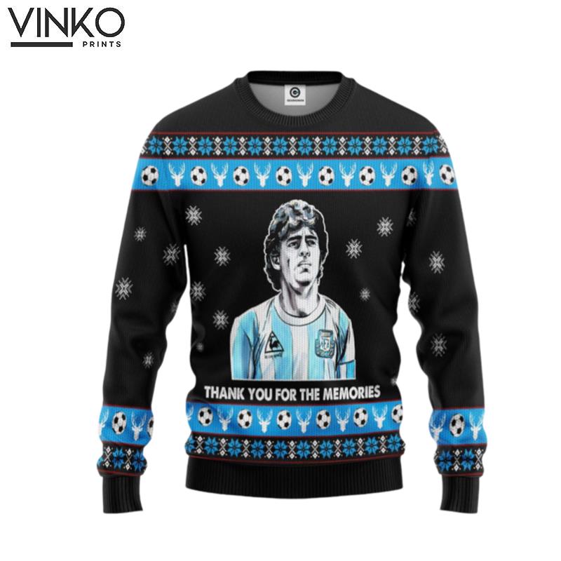 3D Maradona 2020 For Men And Women Ugly Christmas Sweater