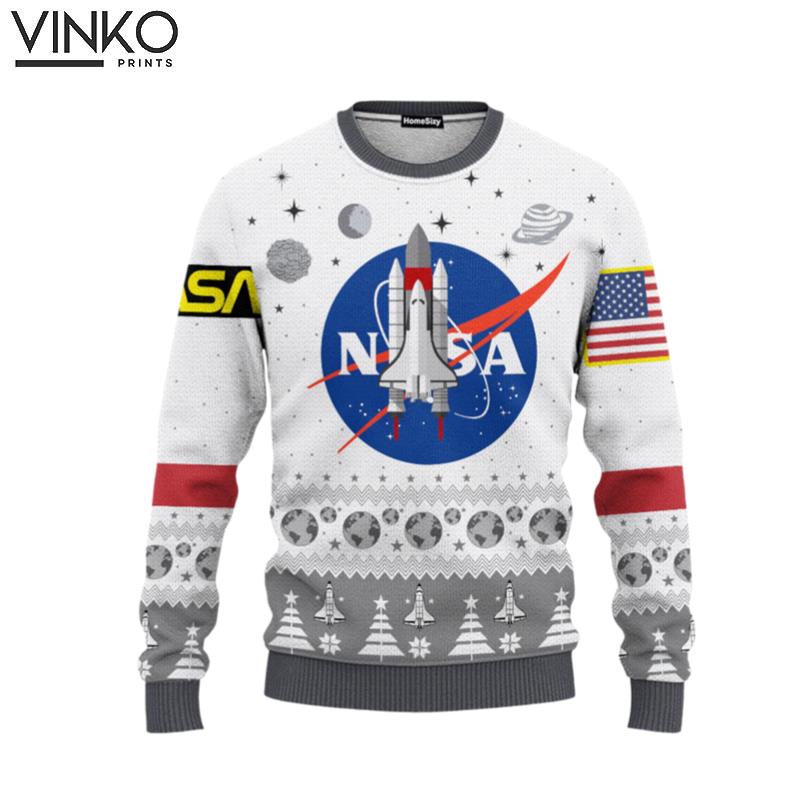 3D NASA Christmas Edition Custom Cosplay Ugly Christmas Sweater