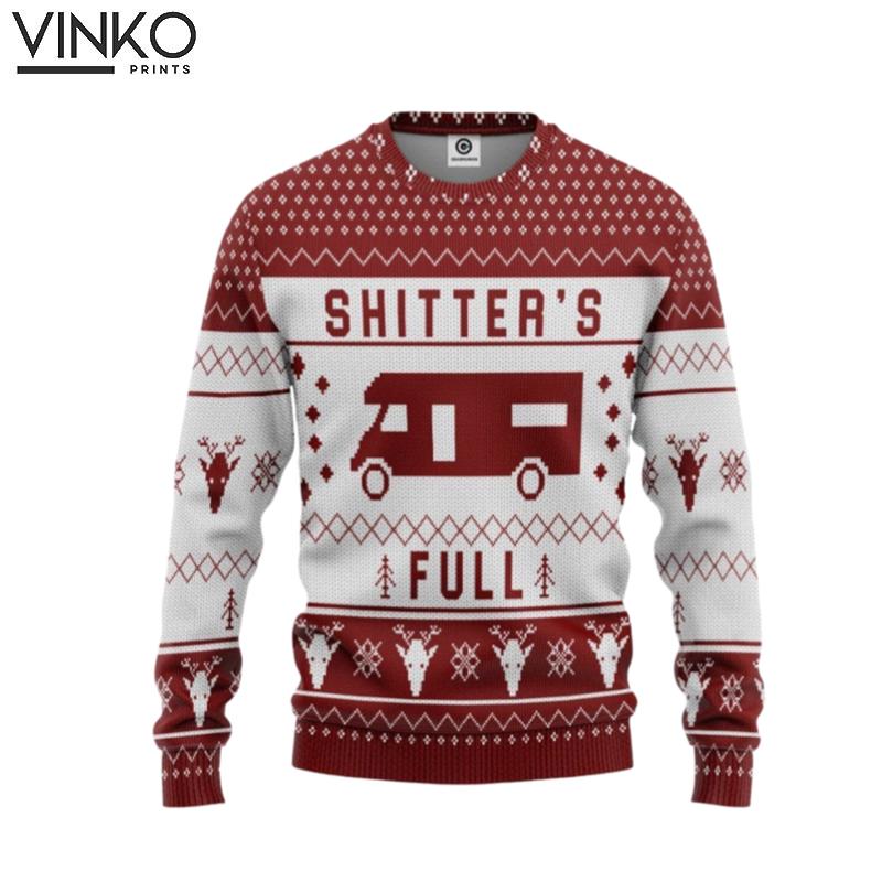 3D Shitters Full Ugly Christmas Sweater