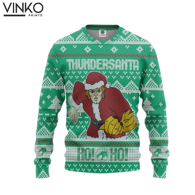 3D Thundercats Xmas Ugly Christmas Sweater