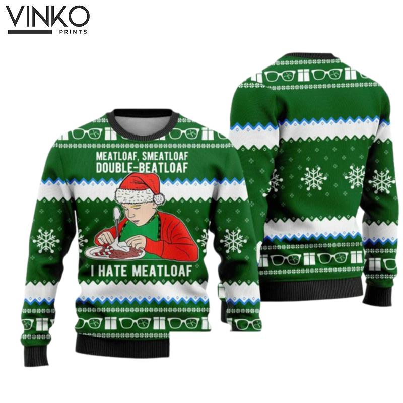 A Christmas Story I Hate Meatloaf Ugly Christmas Sweater