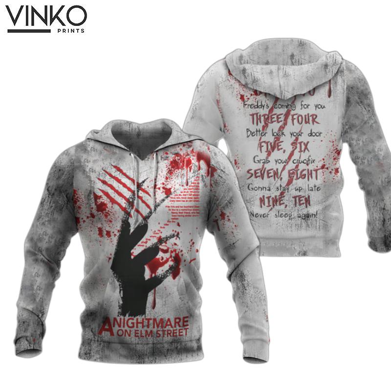 A Nightmare On Elm Street Creepy Hoodie