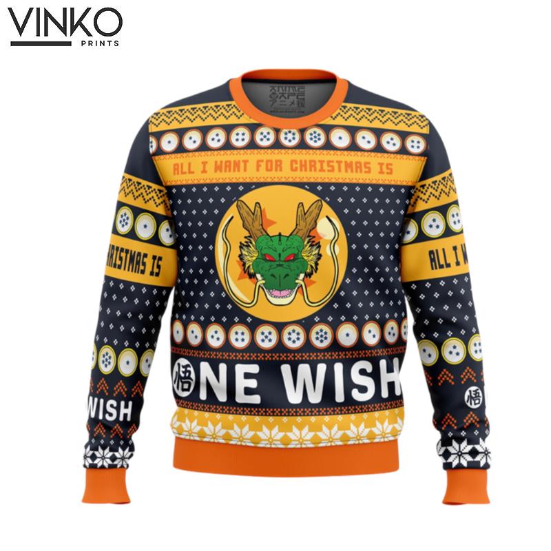 A Very Shenron Christmas Dragon Ball Z Ugly Christmas Sweater