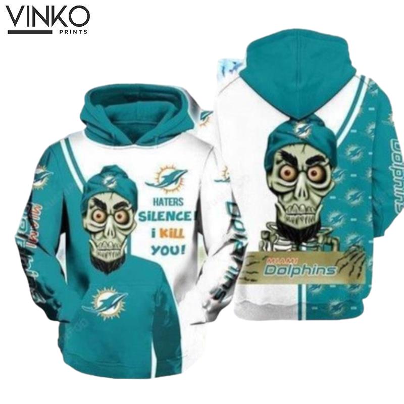 Achmed The Dead Terrorist Miami Dolphins Haters Silence Hoodie