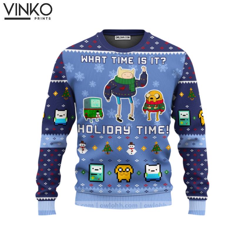 Adventure Time Christmas Time Ugly Christmas Sweater