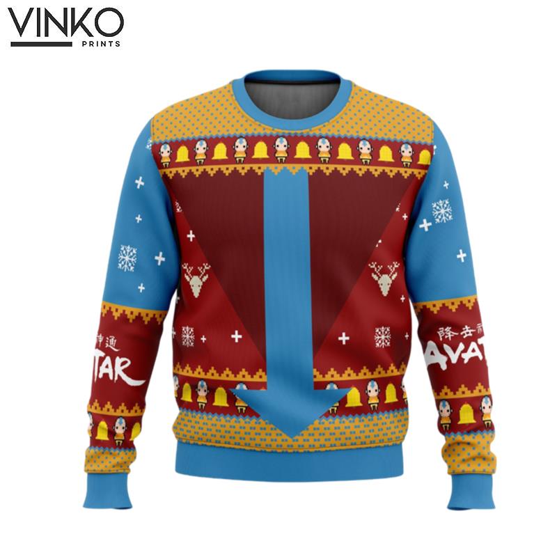 Airbenders Air Nomads Avatar Ugly Christmas Sweater