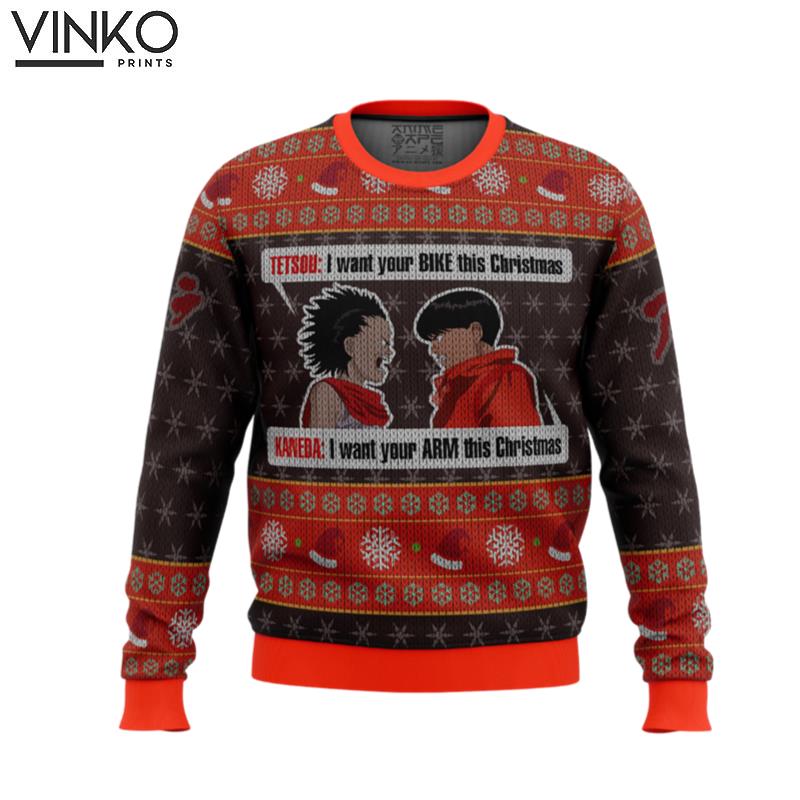 Akira Tetsou Shima and Shotaro Kaneda Ugly Christmas Sweater