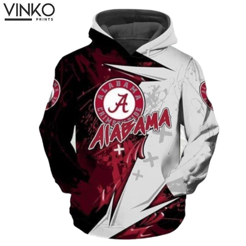 Alabama Crimson Tide For Football Lover And Pered Custom Bud Light Graphic Hoodie