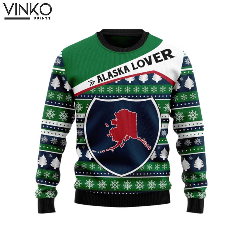 Alaska Lover HZ101604 Ugly Christmas Sweater