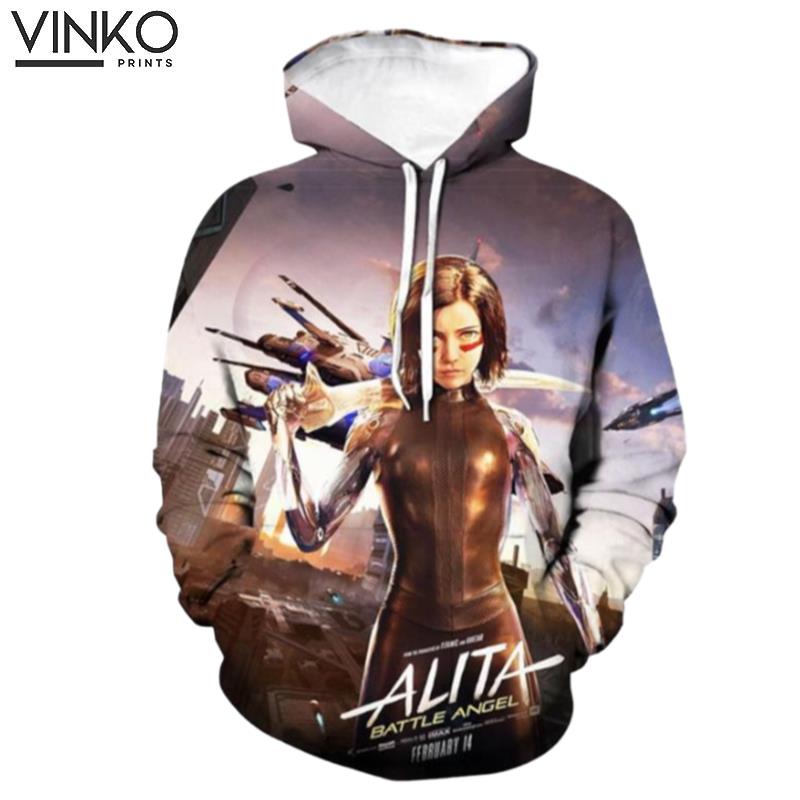 Alita Battle Angel Csos953 Hoodie