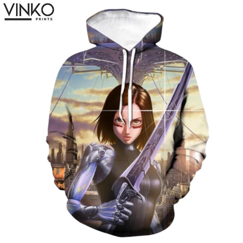 Alita Battle Angel Csos954 Hoodie