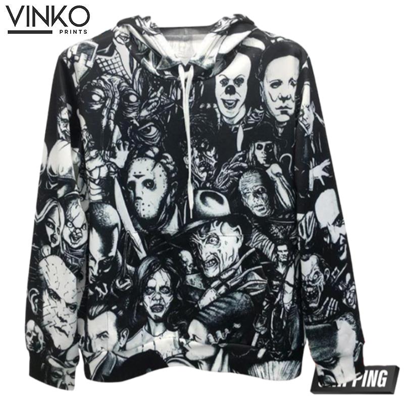 All Horror Movie Character Hoodie