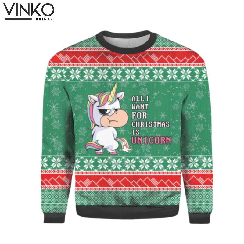 All I Want For Christmas Is Bulldog Pet Lover Ugly Christmas Sweater