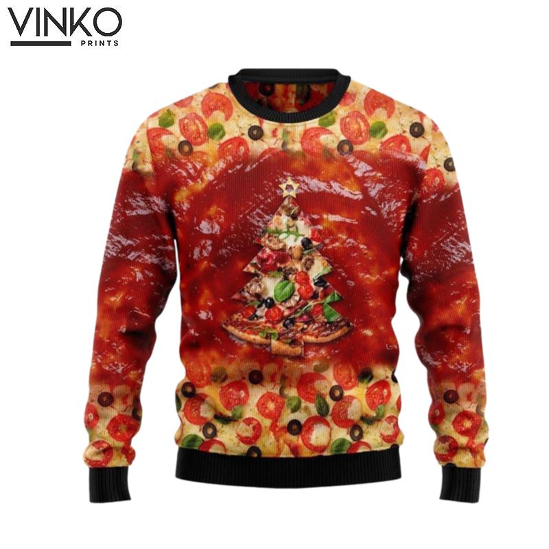 All I Want For Christmas Is Pizza Ugly Christmas Sweater