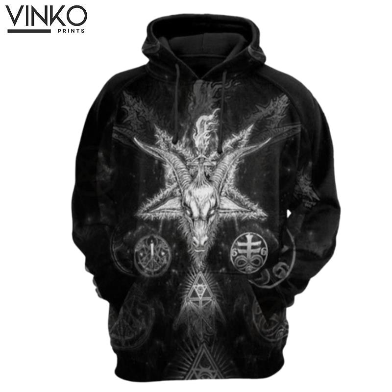 All Over Satanic Hoodie