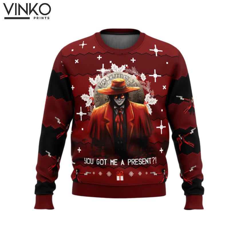 Alucard Hellsing Ugly Christmas Sweater