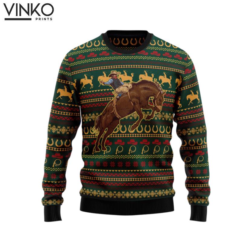 Amazing Cowboy HZ92402 Ugly Christmas Sweater