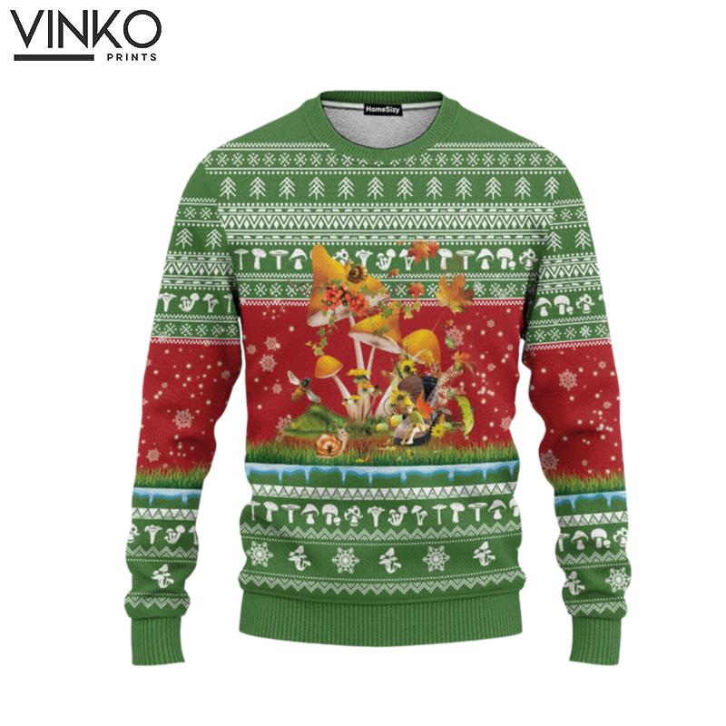 Amazing Mushroom For Men And Women Ugly Christmas Sweater