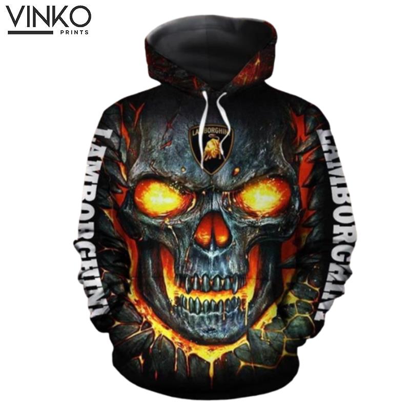 Amazing Skull Lamborghini Hoodie