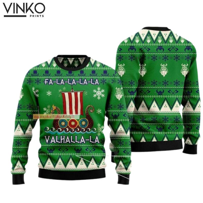 Amazing Viking Valhalla 3D Ugly Christmas Sweater