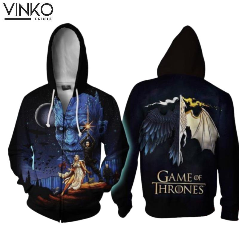 American Tv Game Of Thrones Digital Cosplay Costume Hoodie