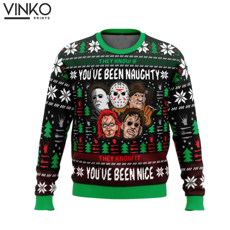 An Ugly Slasher Horror Movie Ugly Christmas Sweater