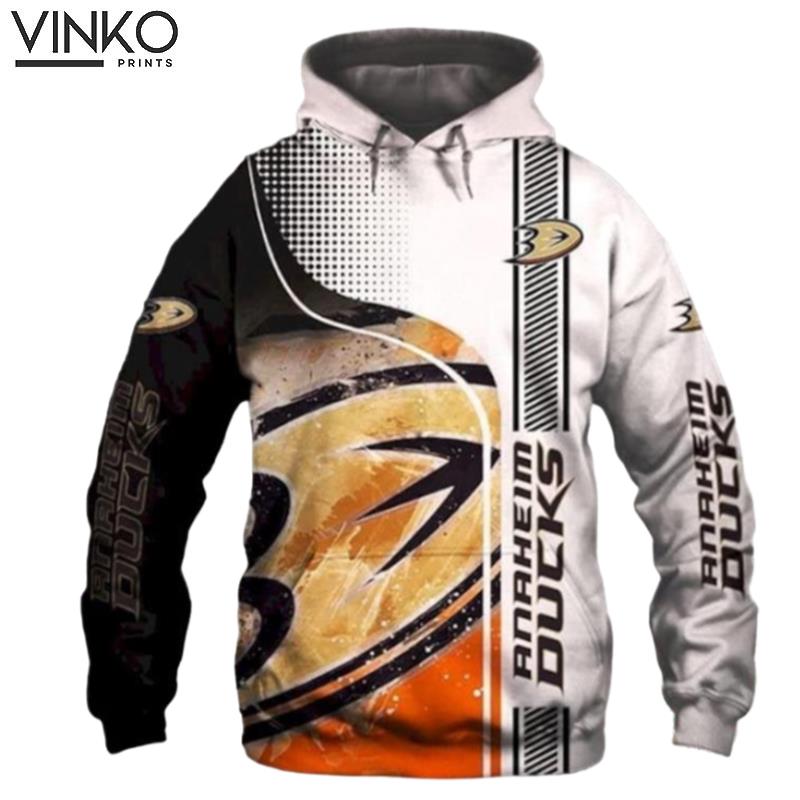 Anaheim Ducks Nhl And Pered Custom Bud Light Graphic Hoodie