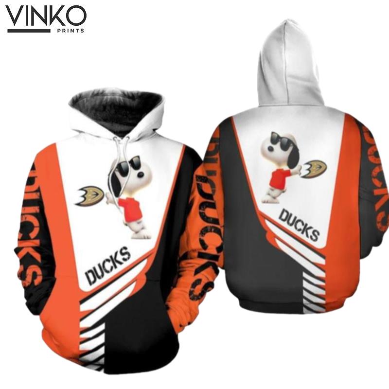 Anaheim Ducks Snoopy For Lover T 7650 Hoodie