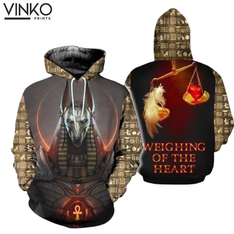 Ancient Egypt Pharaoh Anubis Hoodie