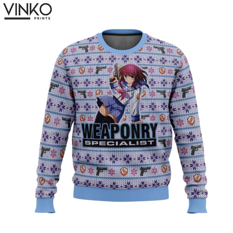 Angel Beats Nakamura Yuri Ugly Christmas Sweater