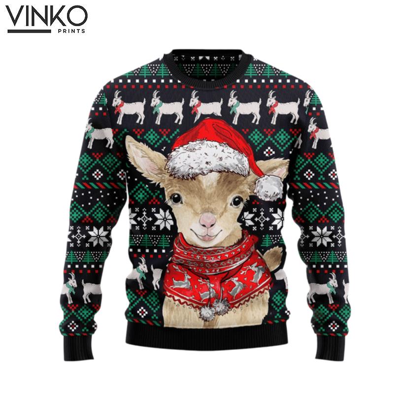 Animal Cute Goat Ugly Christmas Sweater