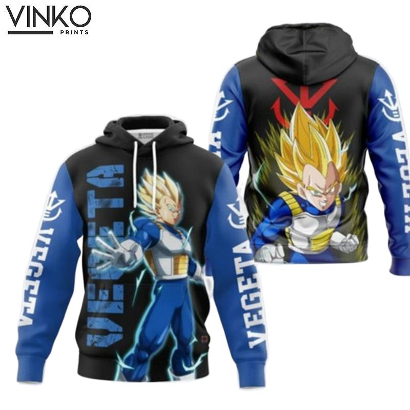 Anime Dragon Ball Vegeta Super Saiyan Hoodie