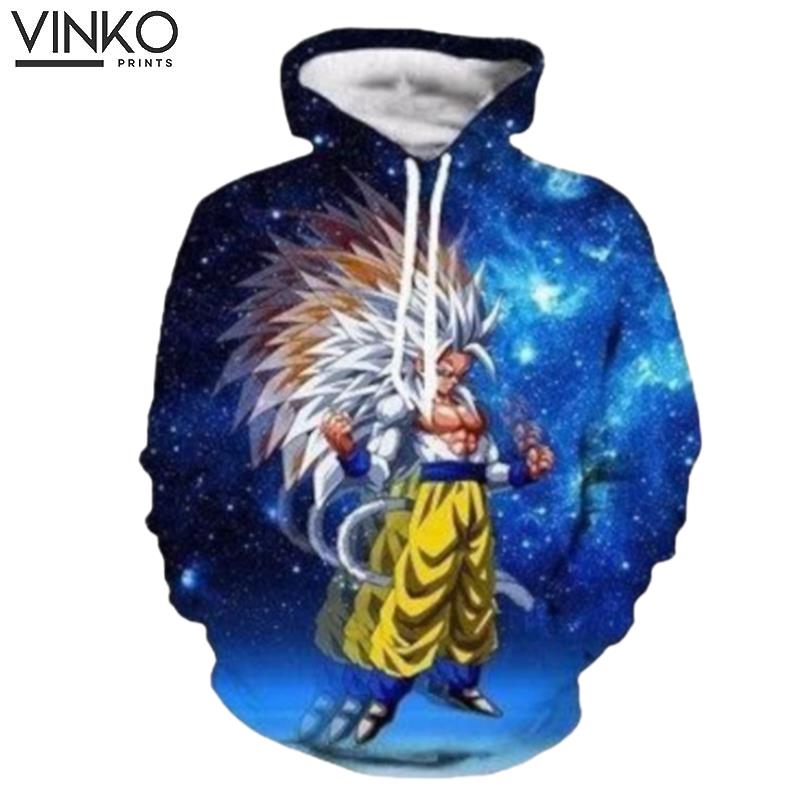 Anime Dragon Ball Z Dbz Pocket Hoodie