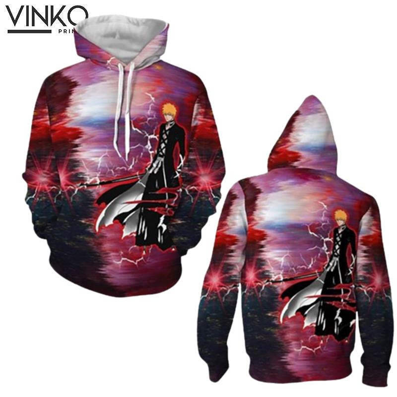 Anime Grim Reaper Bleach Hoodie