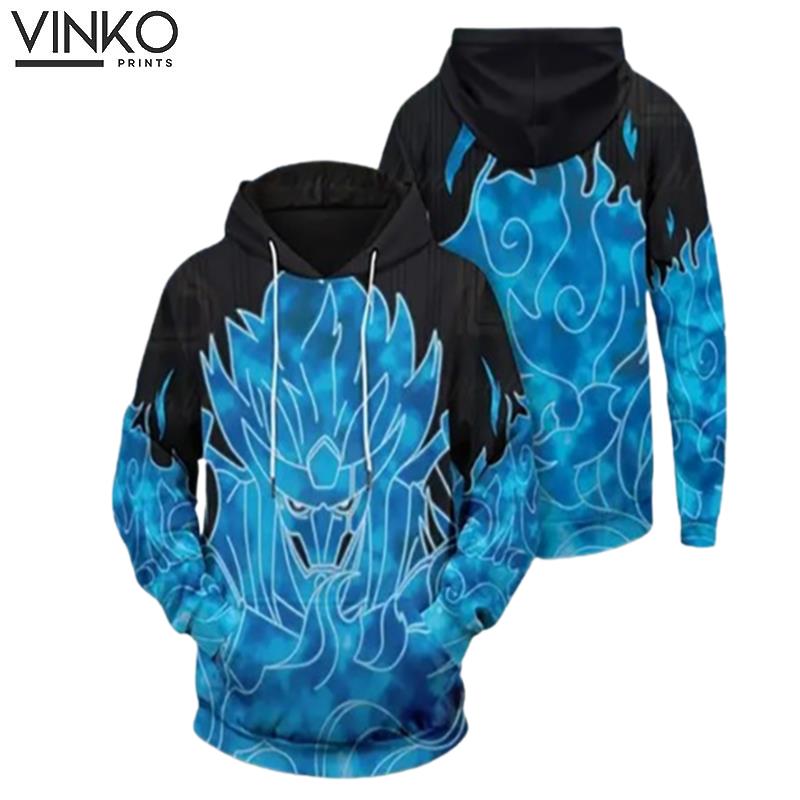 Anime Naruto Boruto Blue Cosplay Hoodie