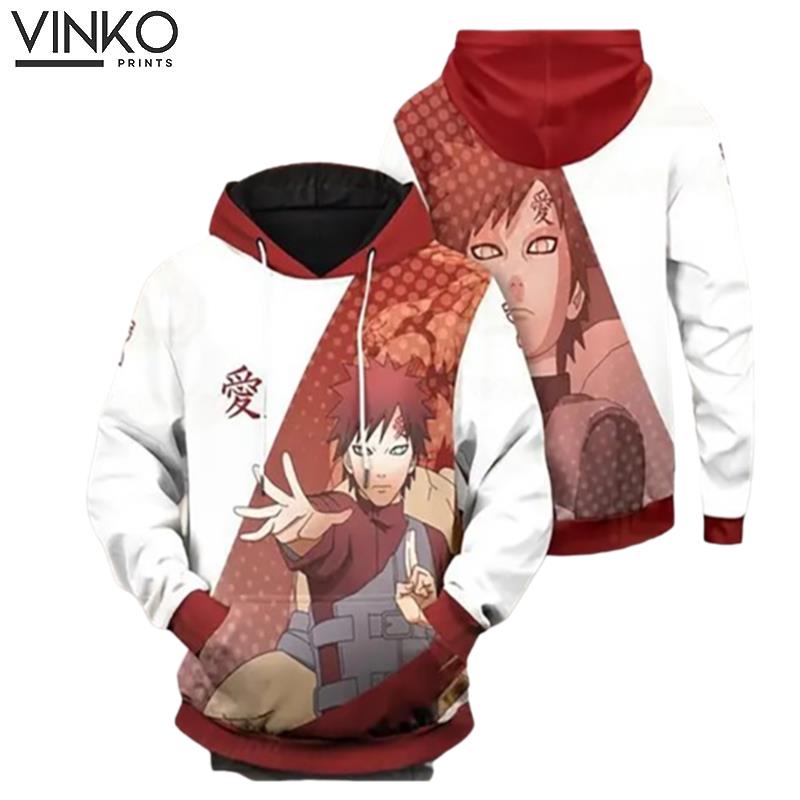 Anime Naruto Boruto Red Cosplay Hoodie