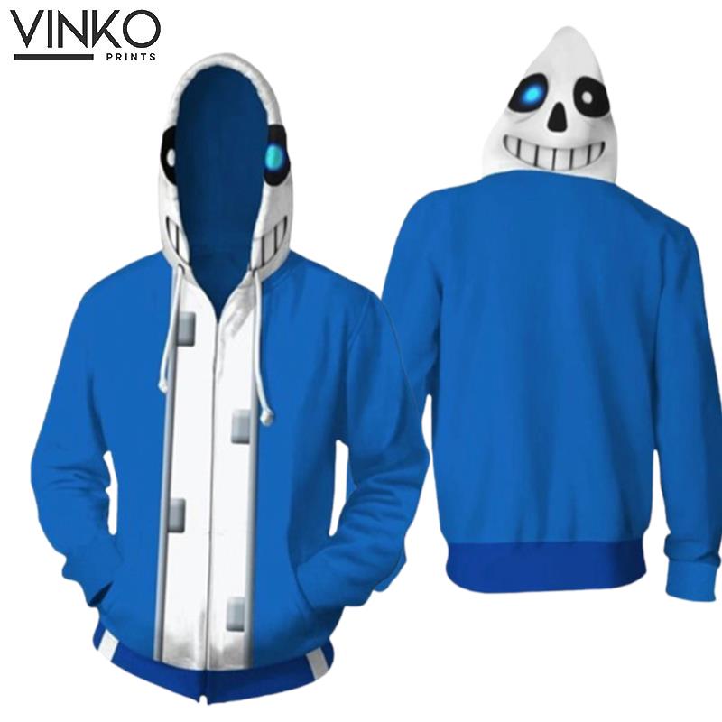 Anime Undertale Hoodie Sans Skull Cosplay Hoodie