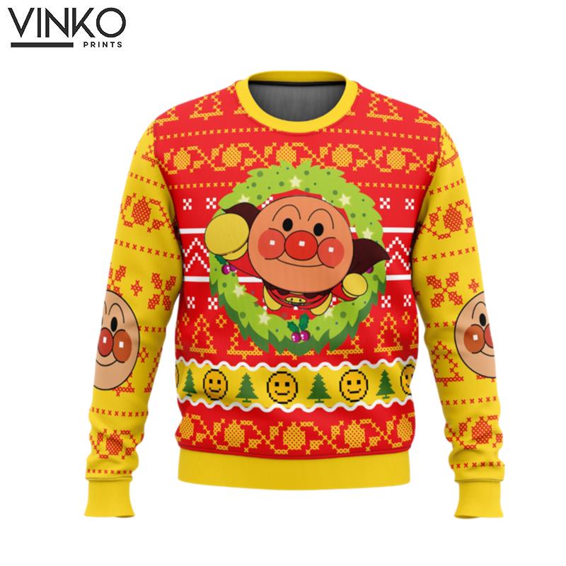 Anpanman Ugly Christmas Sweater