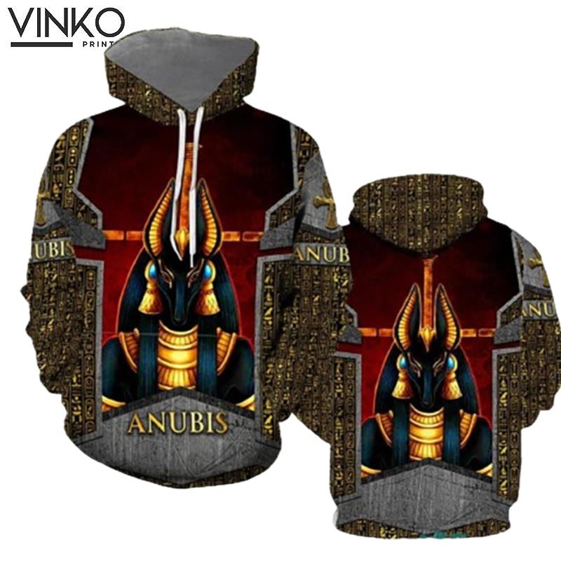 Anubis Ancient Egypt 3D Hoodie