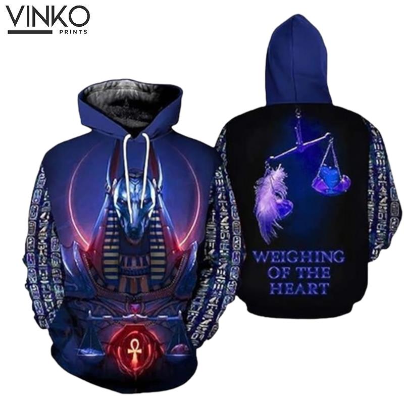 Anubis Blue Nice Hoodie