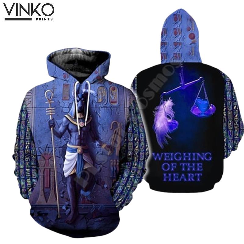 Anubis Weighing Of The Heart Hoodie