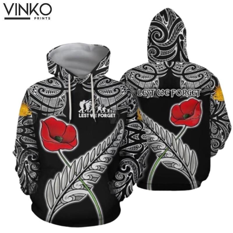 Anzac New Zealand Hoodie