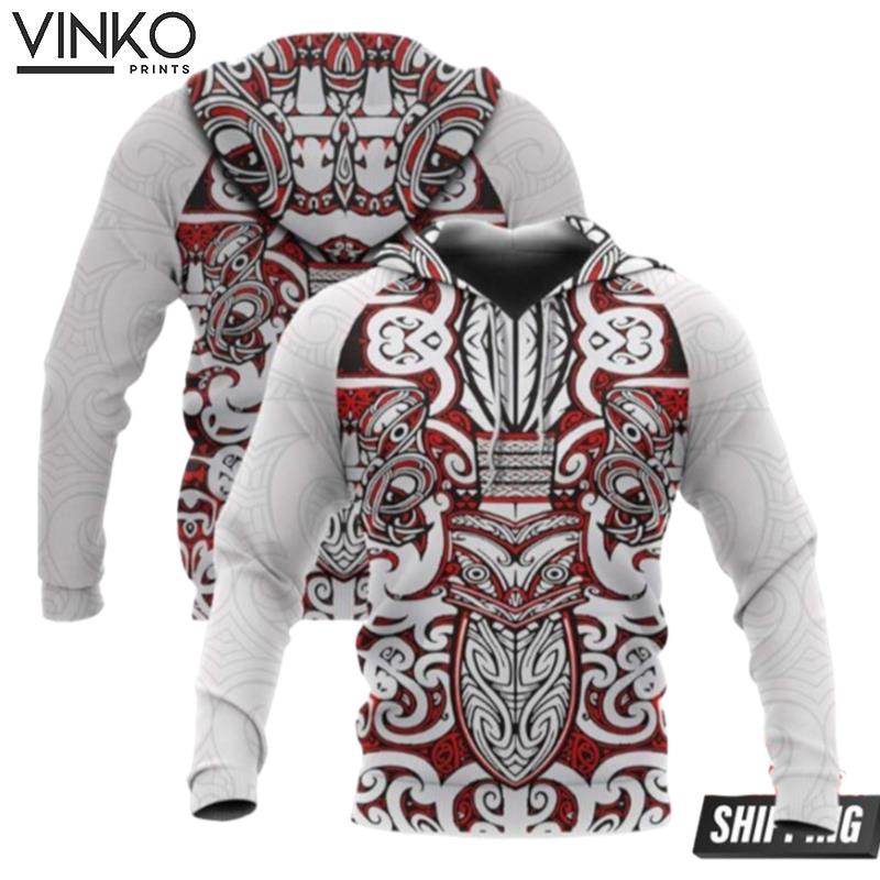 Aotearoa Maori Moko Hoodie