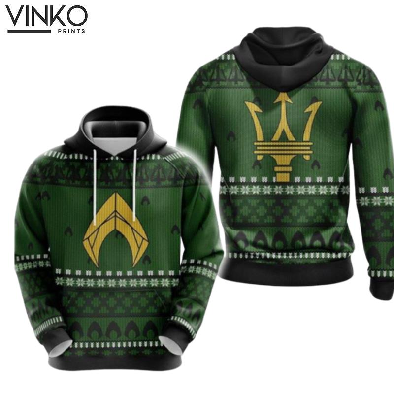 Aquaman Knitting Style Hoodie