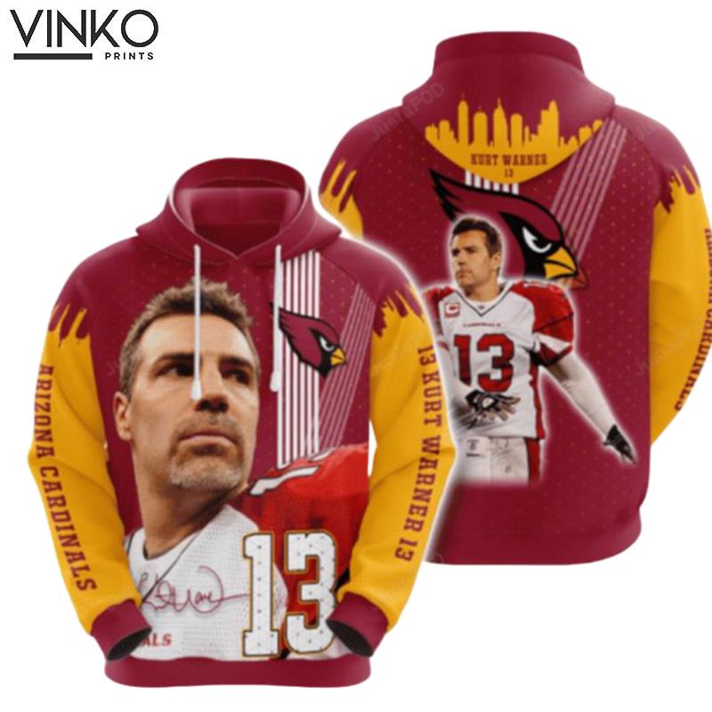 Arizona Cardinals Kurt Warner Hoodie